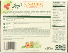 AMYS: Meatless Pepperoni Pizza Snacks, 6 oz