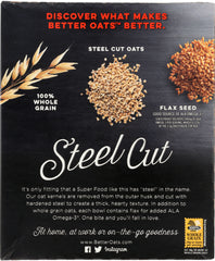 BETTER OATS: Oatmeal Steel Cut Maple & Brown Sugar, 15.1 oz