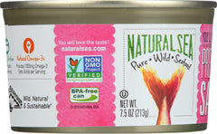 NATURAL SEA: Wild Alaska Pink Salmon Salted, 7.5 oz