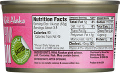 NATURAL SEA: Wild Alaska Pink Salmon Salted, 7.5 oz