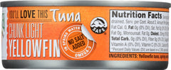 NATURAL SEA: Chunk Light Wild Caught Yellowfin Tuna No Salt Added, 5 oz