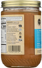 WOODSTOCK: Peanut Butter Crunchy Salted Organic, 16 oz