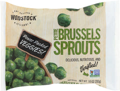 WOODSTOCK: Frozen Petite Brussels Sprouts, 10 oz