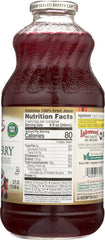 LAKEWOOD ORGANIC: Pure Cranberry Juice, 32 oz