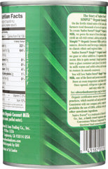 NATIVE FOREST: Simple Unsweetened Organic Coconut Milk, 13.5 oz
