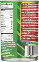 NATIVE FOREST: Organic Classic Coconut Milk Unsweetened, 13.5 oz