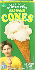 LET'S DO: Gluten Free Sugar Cones, 4.6 oz