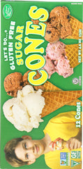 LET'S DO: Gluten Free Sugar Cones, 4.6 oz