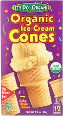 LET'S DO ORGANIC: Cake Style Ice Cream Cones, 1.2 oz