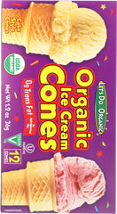 LET'S DO ORGANIC: Cake Style Ice Cream Cones, 1.2 oz