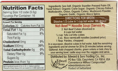 EDWARD & SONS: Not-Beef Bouillon Cubes, 3.1 oz