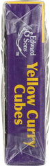 EDWARD & SONS: Yellow Curry Bouillon Cubes, 2.9 oz