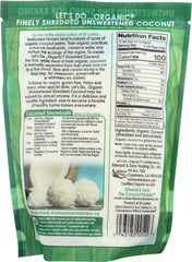 LET'S DO ORGANIC: Shredded Coconut Unsweetened, 8 oz