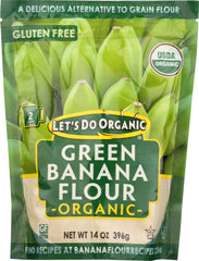 LETS DO ORGANICS: Organic Green Banana Flour, 14 oz