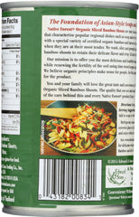 NATIVE FOREST: Organic Sliced Bamboo Shoots, 14 oz