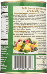 NATIVE FOREST: Organic Pineapple Chunks, 14 oz