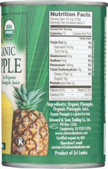 NATIVE FOREST: Organic Crushed Pineapple, 14 oz