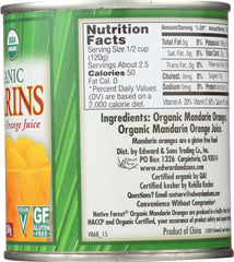 NATIVE FOREST: Organic Mandarin Oranges, 10.75 oz