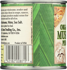 NATIVE FOREST: Organic White Mushroom Pieces and Stems, 4 oz