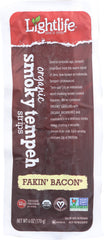 LIGHTLIFE: Organic Smoky Tempeh Strips Fakin' Bacon, 6 oz