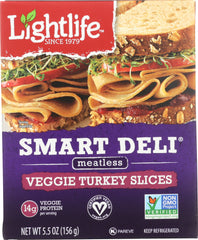 LIGHTLIFE: Smart Deli Plant Based Turkey Deli Slices, 5.50 oz