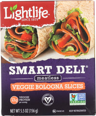 LIGHTLIFE: Smart Deli Plant Based Deli Slices Bologna, 5.50 oz