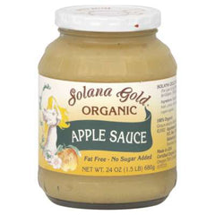 SOLANA GOLD: Organic Apple Sauce, 24 oz