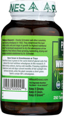 PINES WHEAT GRASS: Organic Wheat Grass 500 mg, 250 Tablets