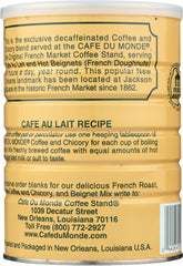 CAFE DU MONDE: Decaffeinated Coffee and Chicory, 13 oz