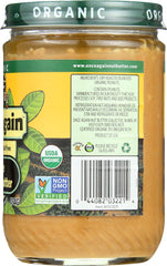 ONCE AGAIN: Organic Peanut Butter Salt Free Crunchy, 16 oz
