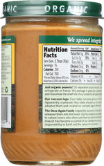 ONCE AGAIN: Organic Peanut Butter Creamy No Salt, 16 oz