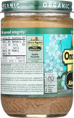 ONCE AGAIN: Nut Butter Almond Crunchy Raw, 16 oz