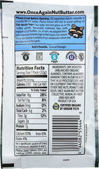 ONCE AGAIN: Creamy Almond Butter Organic Squeeze Pack, 1.15 Oz