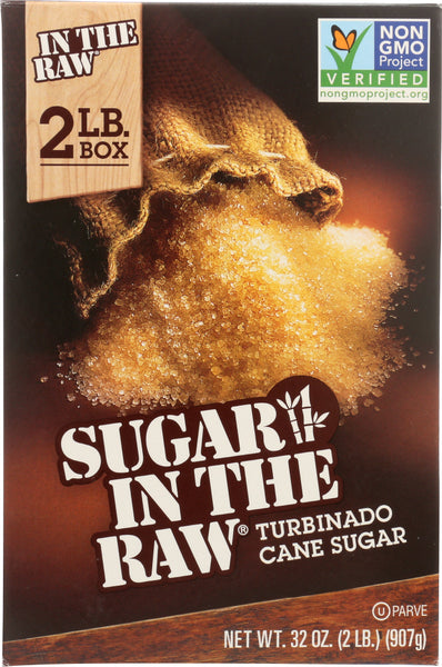 SUGAR IN THE RAW: Natural Cane Turbinado Sugar, 2 lb