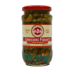 LES TRIOS PETITS: Gherkins Sweet and Spicy Baby, 12.4 oz
