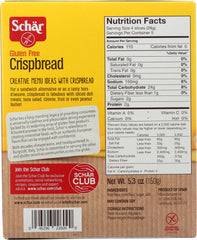 SCHAR: Crispbread Gluten Free, 5.3 oz