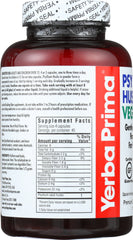 YERBA PRIMA: Psyllium Husks Veg Caps 625 mg, 180 Capsules