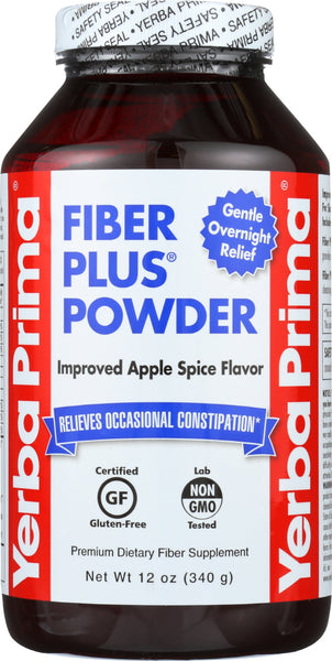 Prima V Powder YERBA PRIMA: Fiber Plus Powder Apple Spice Flavor, 12 oz – PetGeneralStore