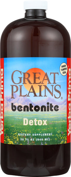 YERBA PRIMA: Great Plains Bentonite Detox, 32 oz