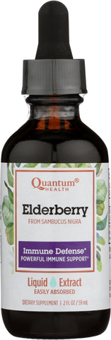 QUANTUM HEALTH: Elderberry Immune Defense Extract, 2 oz