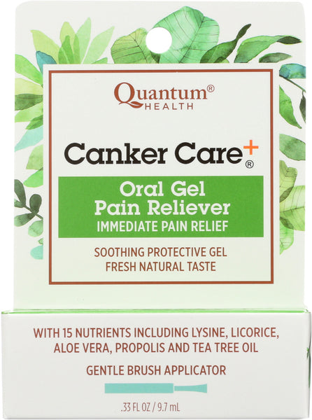 QUANTUM HEALTH: Canker Care+ Oral Gel, .33 oz