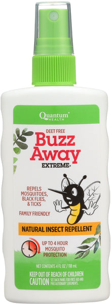 QUANTUM HEALTH: Buzz Away Extreme Natural Insect Repellent, 4 oz