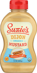 SUZIE'S: Organic Dijon Mustard, 12 oz