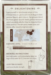 CHOICE TEA: Organic Jasmine Green Tea, 16 bg