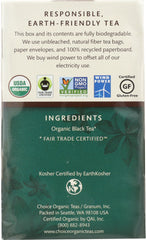 CHOICE TEA: Organic Irish Breakfast Tea, 16 bg