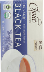 CHOICE TEA: Organic Black Tea, 80 bg