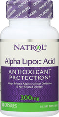 NATROL: Alpha Lipoic Acid 300 mg, 50 Capsules