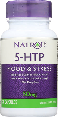 NATROL: 5-HTP 50 mg, 30 Capsules