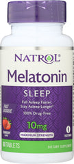 NATROL: Melatonin Fast Dissolve Tablets Citrus Punch 10mg, 60 tablets