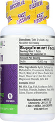 NATROL: Biotin Fast Dissolve Natural Strawberry Flavor 10,000 mcg, 60 Tablets